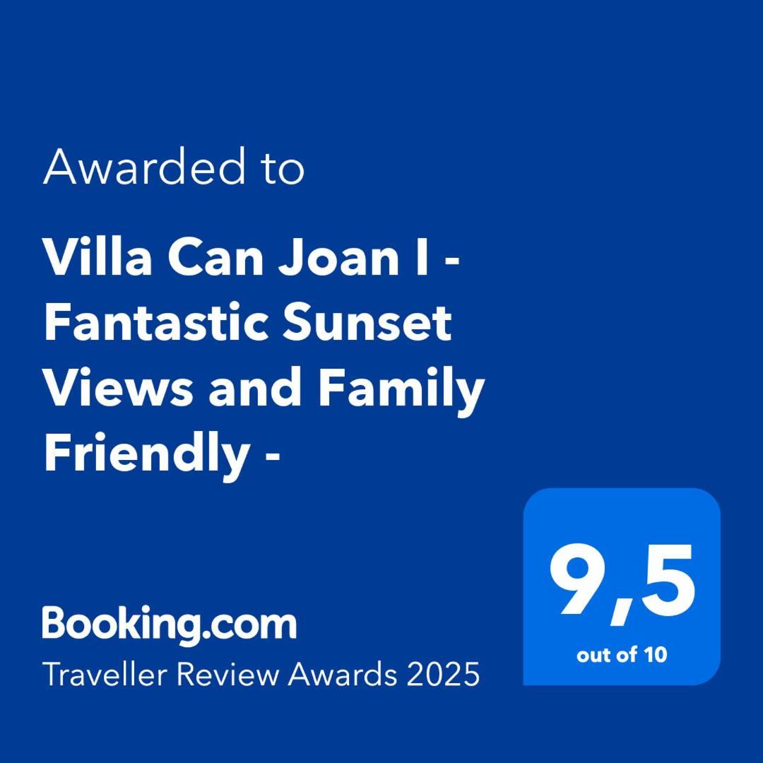 Villa Can Joan I - Fantastic Sunset Views And Family Friendly - San Antonio  Exterior photo